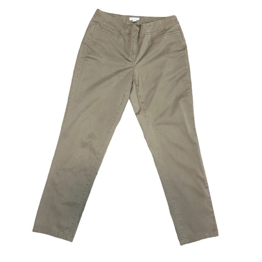 J. Jill Live-in Chino Khaki Pants. Size 2. Great Condition!!